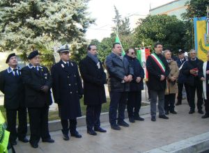 Un momento della commemorazione