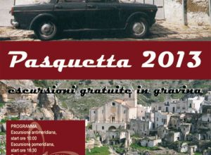 Locandina escursione gratuita a Pasquetta