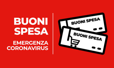 Avviso Pubblico per l'assegnazione di buoni spesa a favore di persone e/o fam...