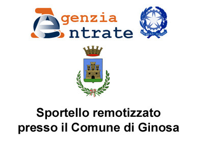 Avviso all'utenza: sportello dell'Agenzia delle Entrate, cambia la giornata d...
