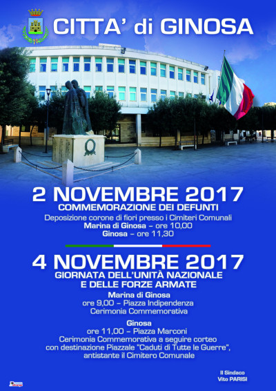 2 e 4 novembre 2017