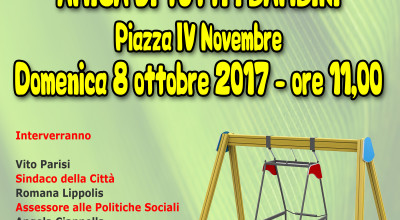 Una nuova altalena in Piazza IV Novembre