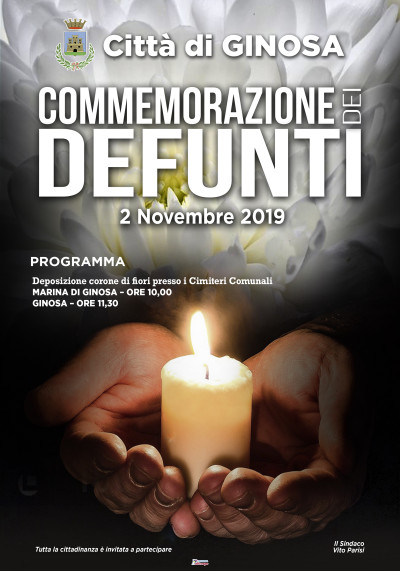 2 NOVEMBRE 2019 COMMEMORAZIONE DEI DEFUNTI