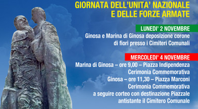 Commemorazione dei Defunti e Giornata dell'Unità Nazionale e delle For...
