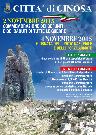 Commemorazione dei Defunti e Giornata dell'Unità Nazionale e delle For...