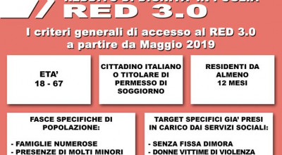 RED 3.0: NUOVO REDDITO DI DIGNITA' IN PUGLIA