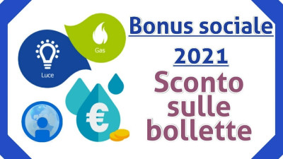 Bonus gas, luce e acqua: automatici dal 2021