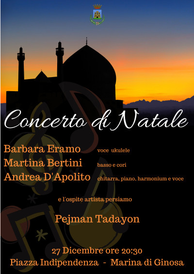 Questa sera Concerto di Natale a Marina di Ginosa in piazza Indip...