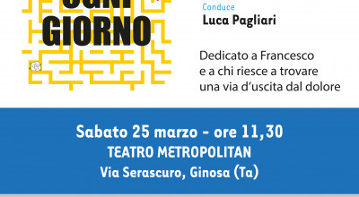 Sabato 25 marzo 2017, presso il Teatro Metropolitan, il Comune di Ginosa ospi...