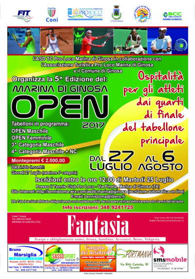 Marina di Ginosa Open 2017 - 5^ edizione