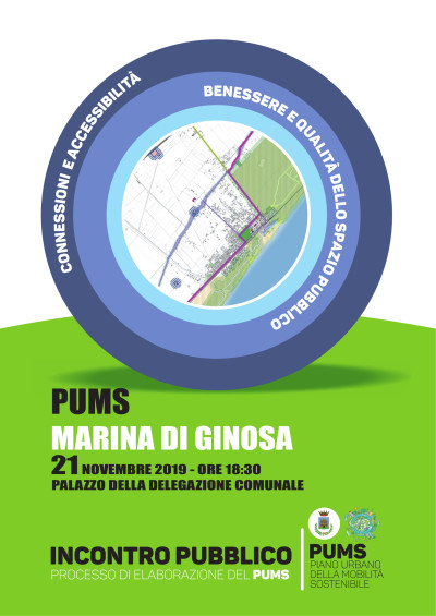 MOBILITÀ SOSTENIBILE: INCONTRO A MARINA DI GINOSA SUL PUMS