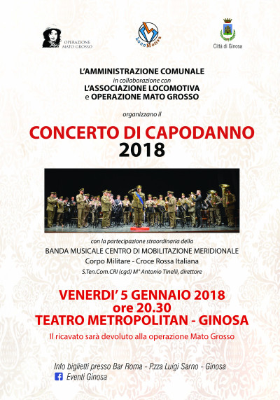 CONCERTO DI CAPODANNO 2018 - Teatro Metropolitan - 5 gennaio 2017