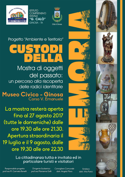 Custodi della Memoria: mostra di oggetti del passato rester&agrav...