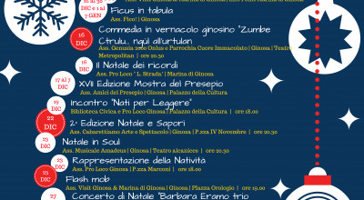 Natale a Ginosa, ecco le iniziative per le prossime festività