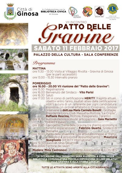 Patto delle Gravine - VII incontro