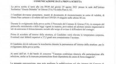 Concorso pubblico per la copertura di n. 3 posti di Agenti di Polizia Locale ...