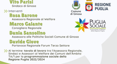 PUGLIA CAPITALE SOCIALE 3.0, UN’OCCASIONE PER LE ASSOCIAZIONI E LA COMU...