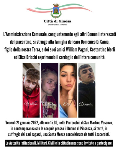 Parrocchia di San Martino Vescovo - Messa in suffragio dei giovanissimi scomp...