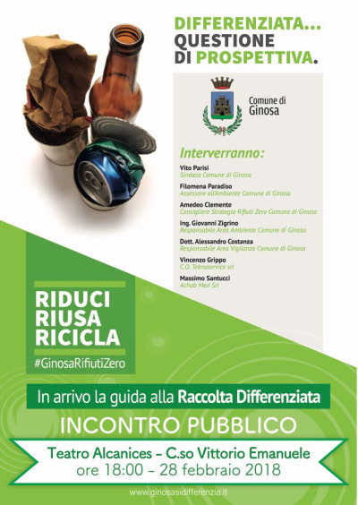 Incontro pubblico di presentazione della campagna informativa 2018 per il pot...