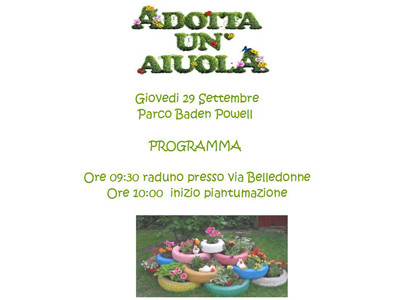 Iniziativa di sensibilizzazione al rispetto dell’ambiente “Adotta...