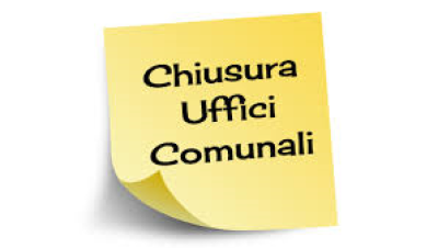 Ordinanza Sindacale - 8 Ottobre 2018 Chiusura Uffici Comunali
