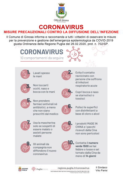 Covid-19 - Misure precauzionali