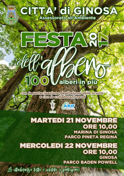 100 alberi in più per la Festa dell'albero 2017
