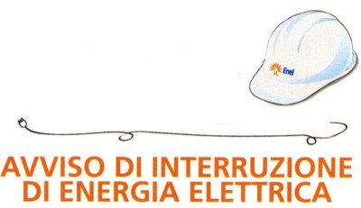 AVVISO DI INTERRUZIONE DI ENERGIA ELETTRICA