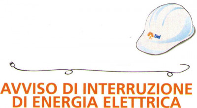 AVVISO DI INTERRUZIONE DI ENERGIA ELETTRICA