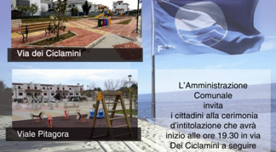Intitolazione 3 Piazze