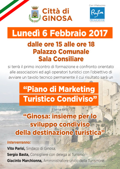 Turismo: Ginosa punta ad un piano condiviso