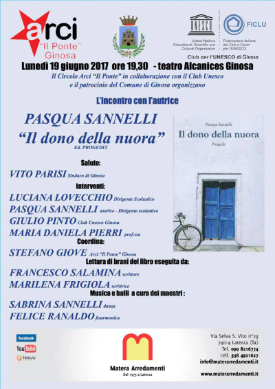 Il dono della nuora - incontro con l'autrice Pasqua Sannelli