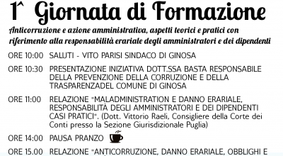 Piano triennale: anticorruzione e trasparenza amministrativa