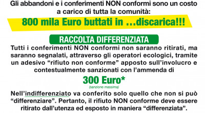 RIFIUTI: TOLLERANZA ZERO!