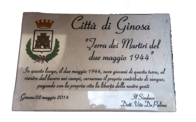 Monumento dedicato ai Martiri del 2 maggio 1944
